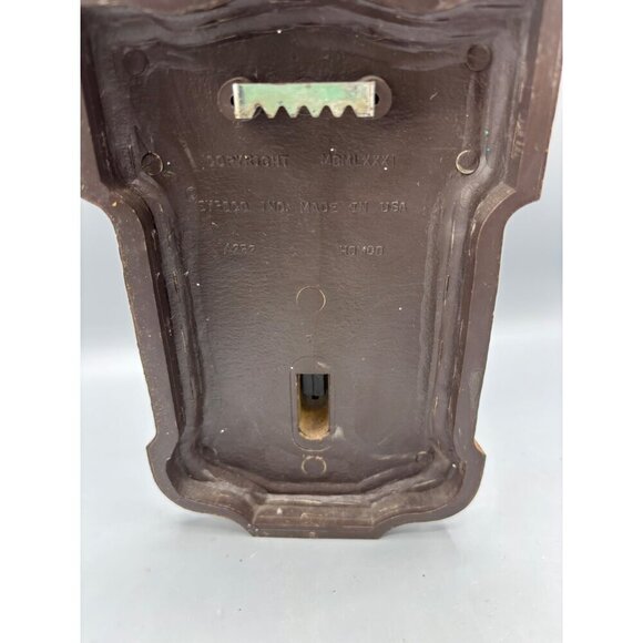 Vtg Homco Faux Wood Wall Sconce Candle Holder Colonial Style - Picture 5 of 6